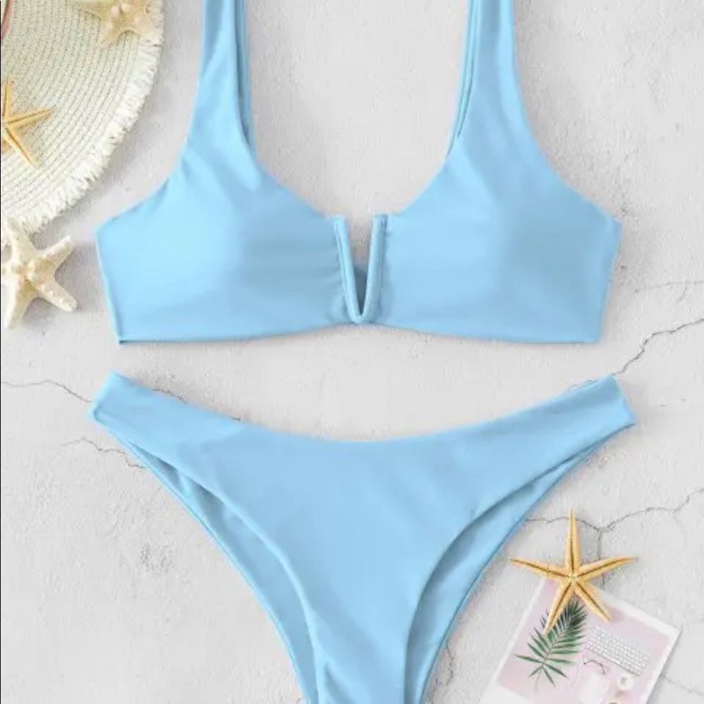 Zaful pink swimsuit - Picture 5 of 7